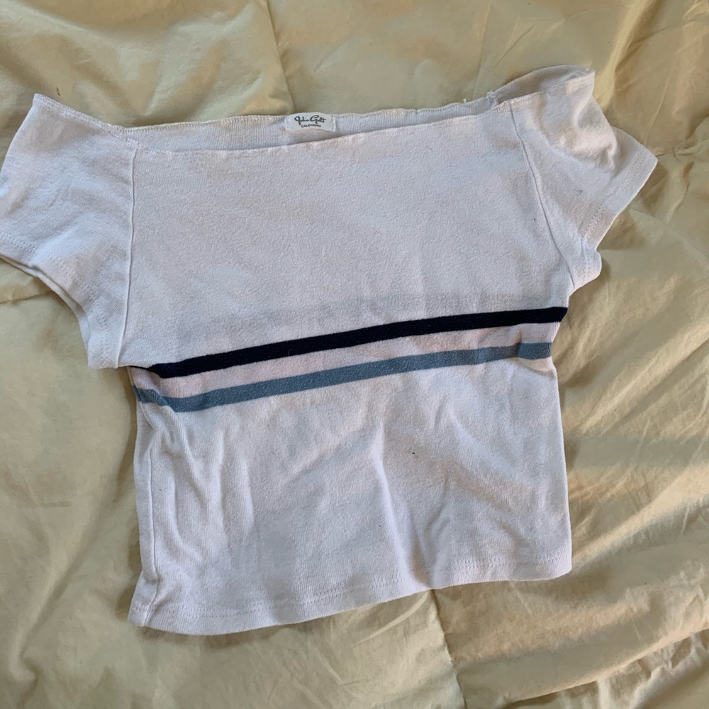 brandy Melville off the shoulder crop top